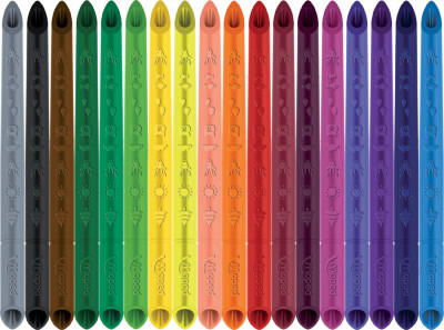 Maped Crayon de couleur COLOR'PEPS INFINITY, pochette de 18