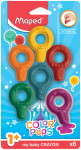 Maped my baby Crayon anneau de cire COLOR'PEPS, blister de 6 Maped my baby Crayon anneau de cire COLOR'PEPS, blister de 6