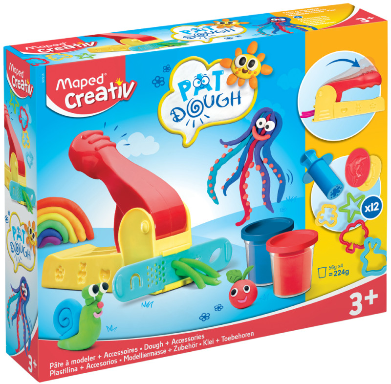 Maped Creativ Kit de pâte à modeler, presse & accessoires