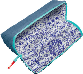 Maped Trousse à ouverture XXL EFFET, laine bleue