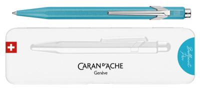 CARAN D'ACHE Stylo à bille 849 Colormat-X, bleu