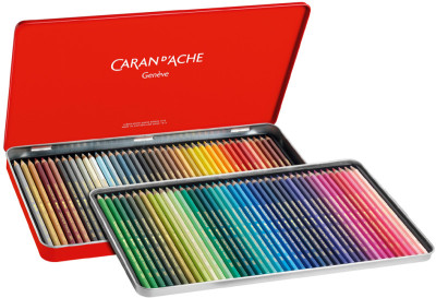 CARAN D'ACHE Crayons de couleur SUPRACOLOR, étui métal de 12