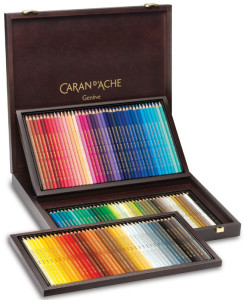 CARAN D'ACHE Crayons de couleur SUPRACOLOR, coffret de 80