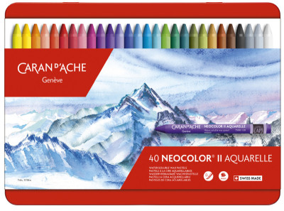 CARAN D'ACHE Pastel à la cire aquarellable NEOCOLOR II, étui