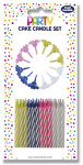 Clairefontaine Bougie d'anniversaire, rayée couleur/blanc Clairefontaine Bougie d'anniversaire, rayée couleur/blanc