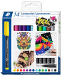 STAEDTLER Marqueur permanent 318F Lumocolor, étui de 10 STAEDTLER Marqueur permanent 318F Lumocolor, étui de 10