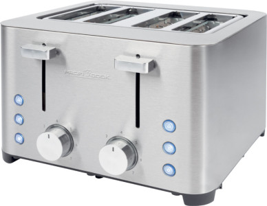 PROFI COOK Grille-pain 4 tranches PC-TA 1252, acier inox