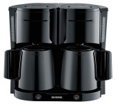 SEVERIN Cafetière électrique duo KA 9315, noir