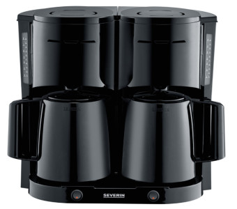 SEVERIN Cafetière électrique duo KA 9315, noir