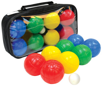 SCHILDKRÖT Set de boules de pétanque, plastique, assorti