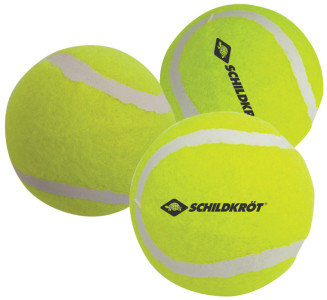 SCHILDKRÖT Balle de tennis, set de 3, jaune