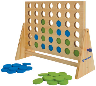 SCHILDKRÖT 4 à la suite, jeu classique en bois