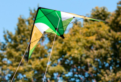 SCHILDKRÖT Cerf-volant acrobatique Stunt Kite 140, rouge