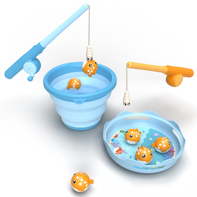 Djeco Gioco Pesca Magnetica Per Bambini: Canne Da Pesca In Legno E Pesciolini Colorati, Giocattolo Educativo E Manuale Istruzioni Incluso - 3
