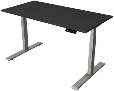 kerkmann Bureau assis-debout Smart Office, chêne/argent