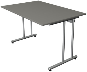 kerkmann Bureau Start Up, (L)1.000 x (H)750 mm, graphite