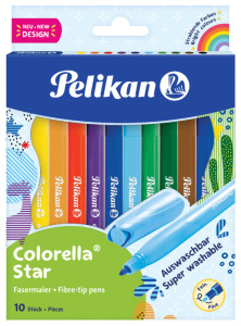 Pelikan Feutre colorella star, étui carton de 10