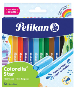 Pelikan Feutre colorella star, étui carton de 10