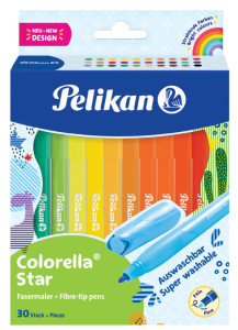 Pelikan Feutre colorella star, étui carton de 10