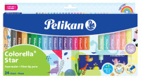 Pelikan Feutre colorella star, étui carton 18+6 Pelikan Feutre colorella star, étui carton 18+6