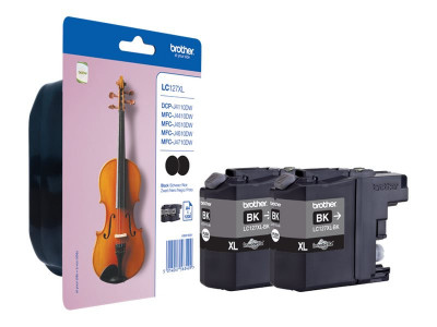 Brother : Cartouche encre LC-127XLBKBP2 2pack LC-127BK
