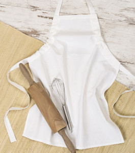 KNORR prandell Tablier en coton pour enfant, blanc