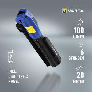 VARTA Lampe torche Work Flex Multifunction Light F20R