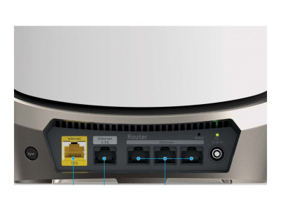 Netgear : ORBI QUAD-BAND WIFI6 MESH-READY ROUTER AXE11000 (RBRE960)