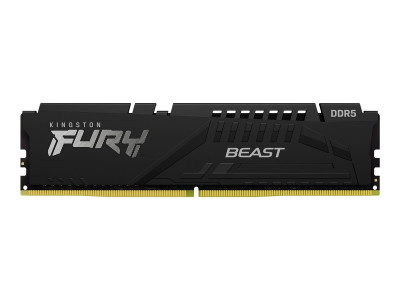 Kingston : 64GB DDR5-5200MT/S CL40 DIMM (kit OF 4) FURY BEAST BLACK XMP
