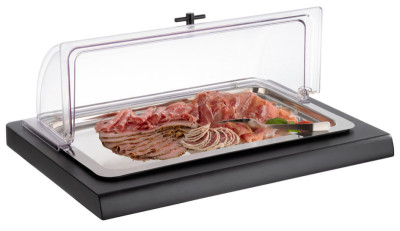 APS Buffetvitrine TOP FRESH GN 1/1, schwarz