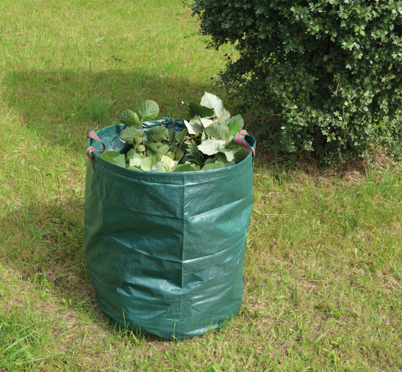 BRÜDER MANNESMANN Gartensack, 272 Liter, Polypropylen, grün