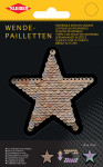 KLEIBER Wendepailletten Stern, beige-silber/pink KLEIBER Wendepailletten Stern, beige-silber/pink