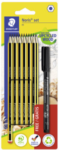 STAEDTLER Kit crayon Noris + marqueur permanent 318F GRATUIT