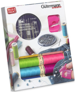 Gütermann Kit de fil à coudre avec aiguilles & tire-aiguille