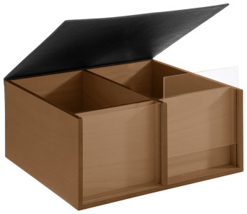 APS Buffetbox TOAST BOX, 360 x 335 x 175 mm, eiche dunkel