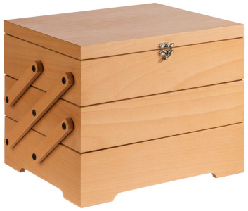 APS Buffetbox SEWING BASKET, eiche dunkel