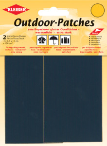 KLEIBER Outdoor-Patches, selbstklebend, 65 x 120 mm, oliv