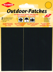 KLEIBER Outdoor-Patches, selbstklebend, 65 x 120 mm, oliv