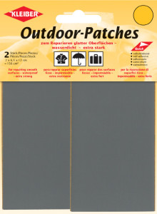 KLEIBER Outdoor-Patches, selbstklebend, 65 x 120 mm, schwarz