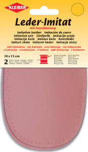 KLEIBER Leder-Imitat mit Kaschierung, 100 x 150 mm, rosa