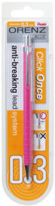 Pentel Druckbleistift ORENZ, 0,3 mm, hellblau