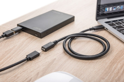 DIGITUS Rallonge USB 3.1, 1,5 m, noir