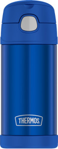 THERMOS Gourde isotherme FUNTAINER Straw Bottle, bleu