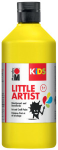 Marabu KiDS Gouache pour enfant Little Artist, 500 ml, jaune