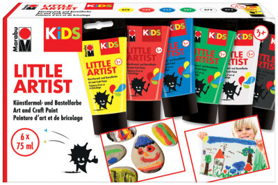Marabu KiDS Gouache pour enfant Little Artist, 75 ml, set