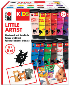 Marabu KiDS Gouache pour enfant Little Artist, 36 ml, set