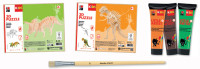 Marabu KiDS Kit peinture & puzzle Little Artist, dinos