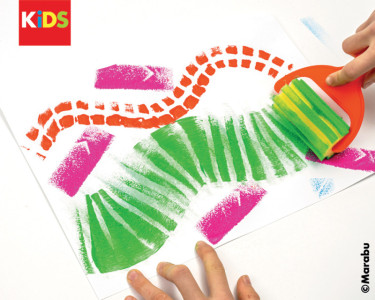 Marabu KiDS Set de rouleaux de peinture Little Artist