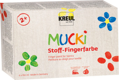 KREUL Gouache aux doigts pour textiles 