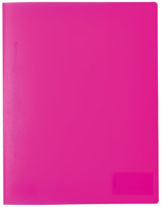 HERMA Chemise à lamelles, en PP, A4, rose fluo